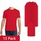Gildan Men's Softstyle Cotton T-Shirt, Adult Short Sleeve Blank for Screen Printing, Red, 3–15 Pack